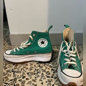 Converse Run Star Hike - Green Canvas Size : W 6.5 M 5